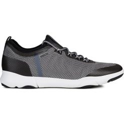 Geox - Buty. Szare buty sportowe męskie marki Geox, ze skóry, na sznurówki. Za 589,90 zł.