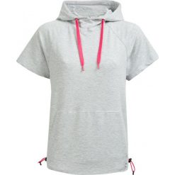 Bluza damska BLD603 - ciepły jasny szary - Outhorn. Szare bluzy damskie Outhorn, na lato, bez wzorów, z bawełny, bez rękawów, bez kaptura. W wyprzedaży za 49,99 zł.