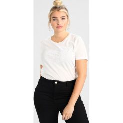 T-shirty damskie: Lauren Ralph Lauren Woman PIMA MICRO CROWN LOGO Tshirt z nadrukiem mascarpone cream