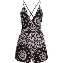 Kombinezony z printem: Missguided Petite EXCLUSIVE PAISLEY Kombinezon black