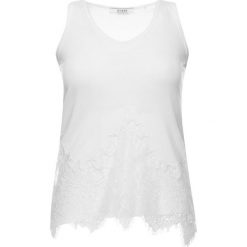 Top Guess W92P84 K8JI0. Białe bluzki damskie Guess, s, z aplikacjami, z wiskozy, polo, bez rękawów. W wyprzedaży za 139,00 zł.