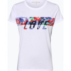 Tom Tailor Denim - T-shirt damski, czarny. Czarne t-shirty damskie marki TOM TAILOR DENIM, m, z nadrukiem, z bawełny, bez kołnierzyka. Za 69,95 zł.
