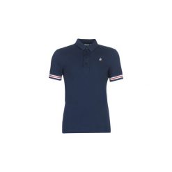 Koszulki polo z krótkim rękawem Le Coq Sportif ESS POLO SS N°4 M. Niebieskie koszulki męskie le coq sportif, s, bez wzorów, polo, z krótkim rękawem, krótkie. Za 299,00 zł.