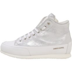 Candice Cooper PLUS SHEARLING Sneakersy wysokie monet silver/base vit bianco. Szare trampki i tenisówki damskie marki Candice Cooper, bez wzorów, ze skóry, bez zapięcia. Za 1009,00 zł.