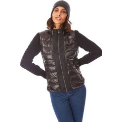 Kurtka przejściowa w kolorze czarnym. Czarne kurtki damskie Snowie Collection, s, bez wzorów, z dzianiny, bez kaptura. W wyprzedaży za 219,95 zł.