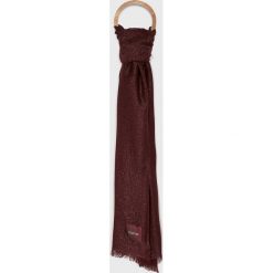 Calvin Klein - Szal. Szare szaliki damskie Calvin Klein, z dzianiny. Za 279,90 zł.