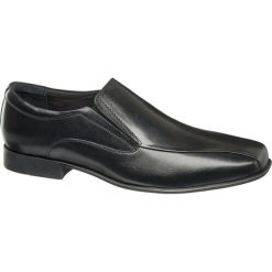 Eleganckie buty męskie Claudio Conti czarne. Czarne buty wizytowe męskie marki Claudio Conti, ze skóry. Za 159,90 zł.