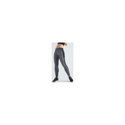 Legginsy fitness cardio damskie 120 szary melanż. Białe legginsy sportowe damskie DOMYOS, xs, bez wzorów, z elastanu, na fitness i siłownię. Za 64,99 zł.