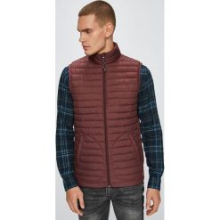 Premium by Jack&Jones - Bezrękawnik. Brązowe płaszcze męskie Premium by Jack&Jones, m, bez wzorów, z poliesteru, bez kaptura. W wyprzedaży za 129,90 zł.