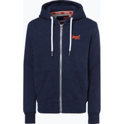 Superdry - Męska bluza rozpinana, niebieski. Niebieskie bejsbolówki męskie Superdry, m, z nadrukiem. Za 349,95 zł.
