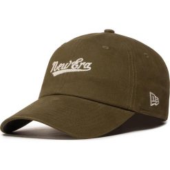Czapka z daszkiem NEW ERA - Chain Stitch Casual 12490315 Zielony. Zielone czapki męskie New Era, bez wzorów, z bawełny, casualowe. Za 109,00 zł.