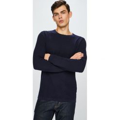 Premium by Jack&Jones - Sweter. Niebieskie swetry klasyczne męskie marki Premium by Jack&Jones, l, z bawełny, z okrągłym kołnierzem. Za 169,90 zł.