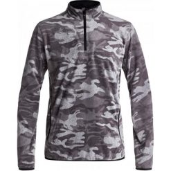 Bejsbolówki męskie: Quiksilver Męska Bluza Polarowa Aker Hz Fleece, Black/Grry, Rozmiar: S