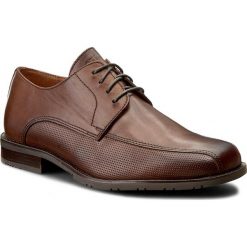 Półbuty OTTIMO - MB-MAURO-02 Brązowy Ciemny. Pomarańczowe buty wizytowe męskie marki Ottimo, bez wzorów, ze skóry, eleganckie, bez zapięcia. Za 149,99 zł.