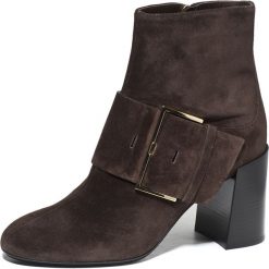 Botki Ballin. Żółte botki damskie Ballin, ze skóry, bez obcasa, na klamry. Za 2120,00 zł.