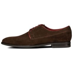 Geox Męskie Półbuty New Life 43 Brązowe. Pomarańczowe buty wizytowe męskie Geox, bez wzorów, eleganckie, bez zapięcia. W wyprzedaży za 505,00 zł.