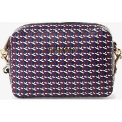 Tommy Hilfiger - Damska torebka na ramię, niebieski. Niebieskie torebki klasyczne damskie TOMMY HILFIGER, w paski, na ramię, małe, bez dodatków. Za 399,95 zł.