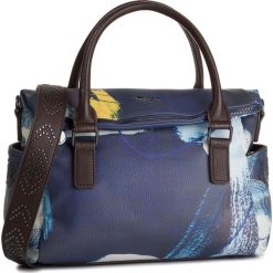 Torebka DESIGUAL - 19WAXPDZ 5000. Niebieskie torebki klasyczne damskie Desigual, bez wzorów, ze skóry ekologicznej, klasyczne, bez dodatków. Za 299,00 zł.