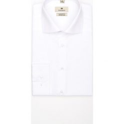 Koszula wincode 2957 długi rękaw custom fit biały. Białe koszule męskie Recman, m, bez wzorów, bez kołnierzyka, z długim rękawem. Za 169,00 zł.