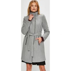 Vero Moda - Płaszcz. Szare kurtki damskie s, w paski, z bawełny. W wyprzedaży za 199,90 zł.