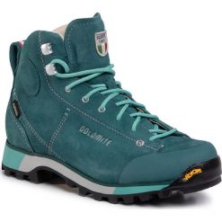 Trekkingi DOLOMITE - Cinquantaquattro Hike W Gtx GORE-TEX 269483-1230005 Ocean Green. Zielone trapery damskie Dolomite, ze skóry, klasyczne, bez obcasa, bez zapięcia. W wyprzedaży za 719,00 zł.