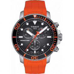 ZEGAREK TISSOT SEASTAR 1000 QUARTZ T120.417.17.051.01. Zielone zegarki męskie TISSOT. Za 2250,00 zł.
