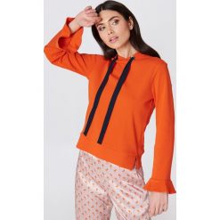 Bluzy damskie: Baum und Pferdgarten Bluza z kapturem Jacelynn – Orange
