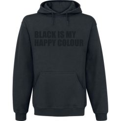 Bejsbolówki męskie: Black Is My Happy Colour Bluza z kapturem czarny