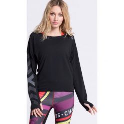 Reebok - Bluza. Szare bluzy damskie marki Reebok, s, z elastanu, bez kaptura. W wyprzedaży za 119,90 zł.