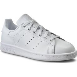 Buty adidas - Stan Smith S75104 Ftwwht/Ftwwht/Ftwwht. Białe buty sportowe męskie Adidas, z gumy, bez zapięcia, tenisowe, adidas stan smith. Za 399,00 zł.