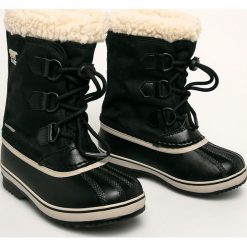Sorel - Śniegowce dziecięce Yoot Pac Nylon. Niebieskie śniegowce dziewczęce Sorel, z okrągłym noskiem, bez zapięcia. W wyprzedaży za 239,90 zł.