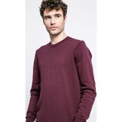 Bench - Sweter. Brązowe swetry klasyczne męskie Bench, l, z bawełny, z okrągłym kołnierzem. W wyprzedaży za 99,90 zł.