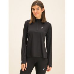 Koszulka techniczna Asics 1/2 Zip Top 2012A033. Czarne koszulki damskie polo Asics, m, bez wzorów, z poliesteru, bez rękawów. W wyprzedaży za 129,00 zł.