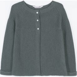 Coccodrillo - Sweter dziecięcy 92-122 cm. Żółte swetry dziewczęce COCCODRILLO, z dzianiny, z okrągłym kołnierzem, długie. Za 79,90 zł.