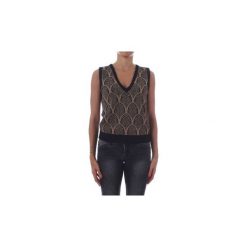 Swetry rozpinane / Kardigany Twin Set TA8321. Czarne kardigany damskie marki Twin Set, s. Za 242,95 zł.