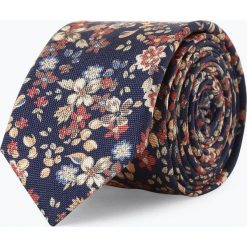 Drykorn - Męski krawat z jedwabiu – Tie Slim, niebieski. Niebieskie krawaty męskie marki DRYKORN, w kwiaty, z jedwabiu. Za 249,95 zł.