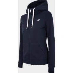 Bluza damska BLD300 - granat. Bluzy damskie 4f, bez wzorów, z dzianiny, bez rękawów, z kapturem. Za 139,99 zł.