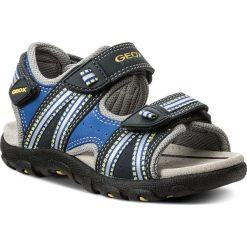 Sandały męskie skórzane: Sandały GEOX – J S.Strada A J4224A 0CE14 C0657 S Navy/Yellow