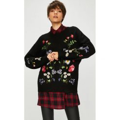Medicine - Sweter Royal Purple. Fioletowe swetry klasyczne damskie MEDICINE, l, z dzianiny, z okrągłym kołnierzem. Za 159,90 zł.