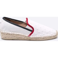 Tommy Hilfiger - Espadryle. Szare espadryle damskie TOMMY HILFIGER, z gumy, na płaskiej podeszwie. W wyprzedaży za 219,90 zł.