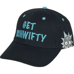 Rick And Morty Get Schwifty Czapka baseballowa czarny. Czarne czapki z daszkiem damskie marki Rick And Morty, z aplikacjami, z tworzywa sztucznego. Za 54,90 zł.