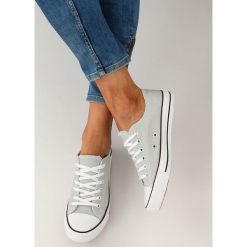 Trampki damskie klasyczne szare XL03 GREY. Szare trampki i tenisówki damskie obuwie damskie, z tkaniny. Za 43,61 zł.