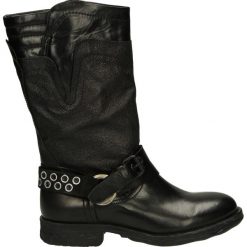 Botki ocieplane - 04A010 NERO. Czarne botki damskie skórzane marki Venezia. Za 339,00 zł.