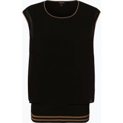 More & More - Damska bluzka bez rękawów, czarny. Czarne bluzki damskie More & More, bez wzorów, z dzianiny, bez kołnierzyka, bez rękawów. Za 259,95 zł.