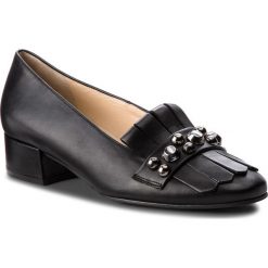 Półbuty HÖGL - 6-103523 Black 0100. Czarne półbuty damskie HÖGL, na co dzień, bez wzorów, ze skóry, bez obcasa, na obcasie, bez zapięcia. W wyprzedaży za 349,00 zł.