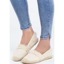 Beżowe Espadryle Energy. Brązowe tomsy damskie Born2be, ze skóry, na płaskiej podeszwie. Za 29,99 zł.