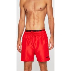 Calvin Klein Jeans - Kąpielówki. Czerwone kąpielówki męskie Calvin Klein Jeans, s, bez wzorów, z poliesteru. W wyprzedaży za 269,90 zł.