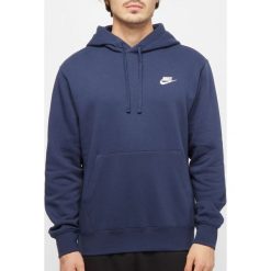 Granatowa bluza męska Nike z kapturem NIKE granatowe. Niebieskie bluzy męskie Nike, s, z bawełny, z kapturem. Za 199,90 zł.