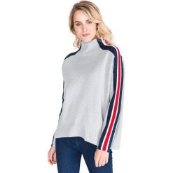 Tommy Hilfiger Maisy Sweter Szary. Szare bluzy damskie TOMMY HILFIGER, s, bez wzorów, z bawełny, bez rękawów, bez kaptura. Za 679,95 zł.