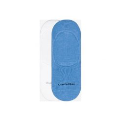 Calvin Klein 2-pack Skarpetki Niebieski Biały. Niebieskie skarpetki męskie Calvin Klein, bez wzorów, z elastanu. Za 64,95 zł.